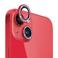 Frendorf | Für iPhone 13 / 13 Mini NORTHJO Kamera Linse Tempered Glass Metall Strassring Film (Rot)