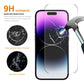 Frendorf | Für iPhone 15 Pro 10 Stück ENKAY 0,26 mm 9H 2,5D Hochwertige Aluminium-Silikon Gehärtete Glasfolie