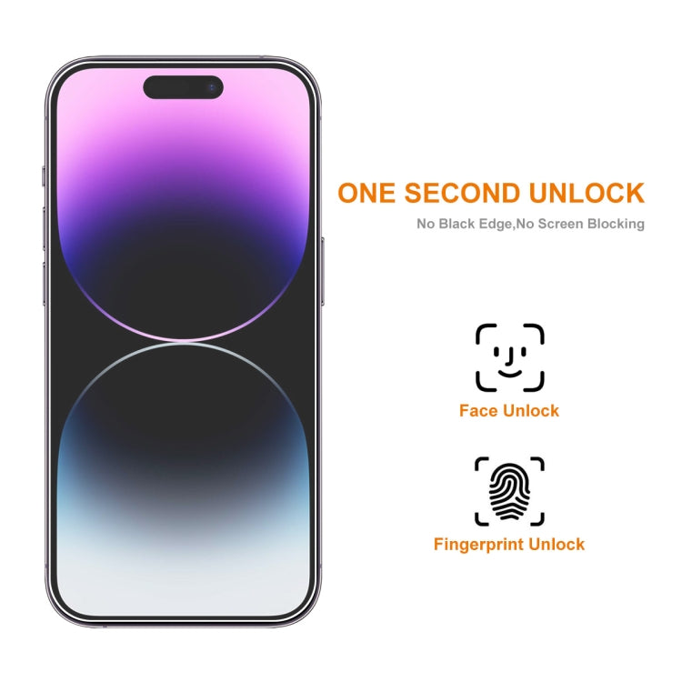Frendorf | Für iPhone 15 Pro 10 Stück ENKAY 0,26 mm 9H 2,5D Hochwertige Aluminium-Silikon Gehärtete Glasfolie