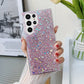 Frendorf | Für Samsung Galaxy S24 Ultra 5G Glitzer Sequins Epoxy TPU Handyhülle (Rosa)