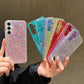 Frendorf | Für Samsung Galaxy S24 Ultra 5G Glitzer Sequins Epoxy TPU Handyhülle (Rosa)