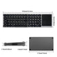 Frendorf | FK328T Handy Tablet Laptop Wireless Bluetooth Tastatur Tragbare 3-faltbare Tastatur