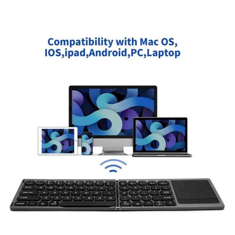 Frendorf | FK328T Handy Tablet Laptop Wireless Bluetooth Tastatur Tragbare 3-faltbare Tastatur