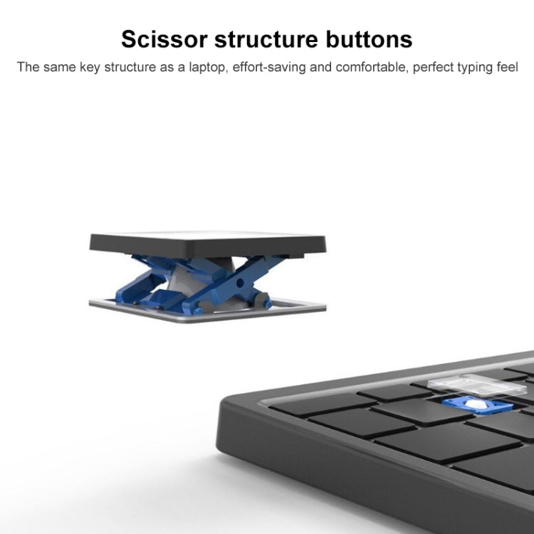 Frendorf | B099T Handy Tablet Laptop Universal Tragbar Klapp-Touchpad Bluetooth Wireless Tastatur