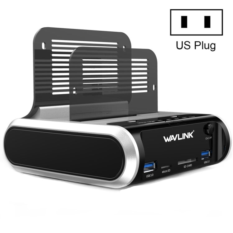Frendorf | Wavlink ST336A SSD HDD Schnelles Offline-Klon SATA USB 3.0 Externe Festplattengehäuse (US-Stecker)