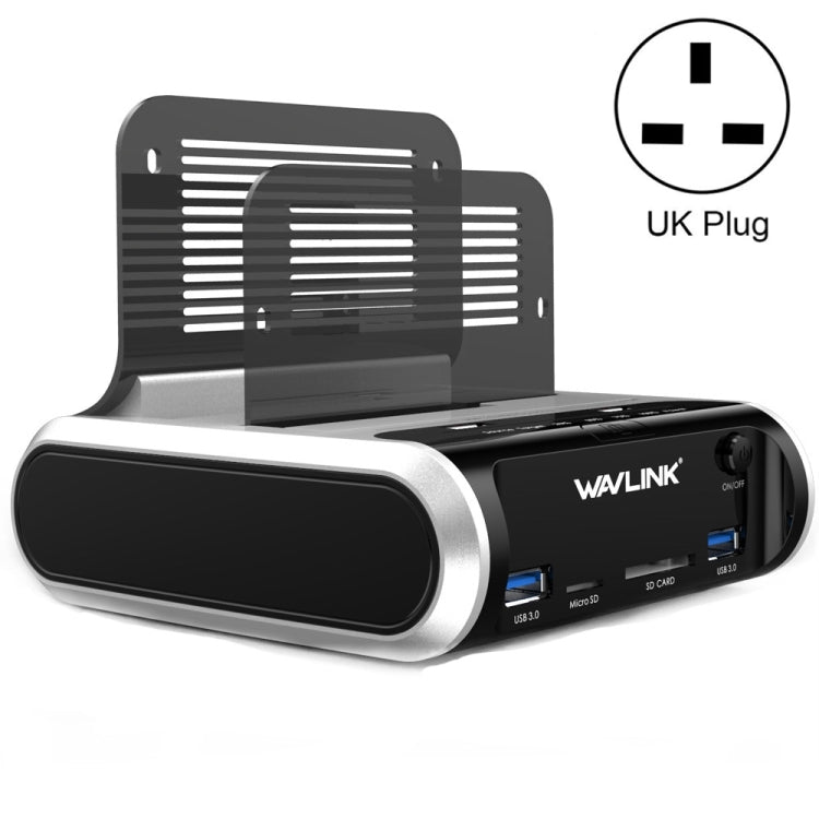 Frendorf | Wavlink ST336A SSD HDD Schneller Offline-Klon SATA USB 3.0 Externes Festplattengehäuse (UK-Stecker)