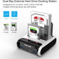 Frendorf | Wavlink ST336A SSD HDD Schnelles Offline-Klon SATA USB 3.0 Externe Festplattengehäuse (US-Stecker)