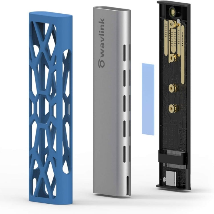 Frendorf | Wavlink ST338C M.2 NVMe SSD PCIE UASP M Schlüssel NGFF SATA USB-C SDD Festplattengehäuse Adapter