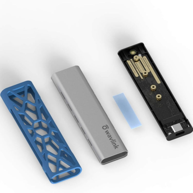 Frendorf | Wavlink ST338C M.2 NVMe SSD PCIE UASP M Schlüssel NGFF SATA USB-C SDD Festplattengehäuse Adapter
