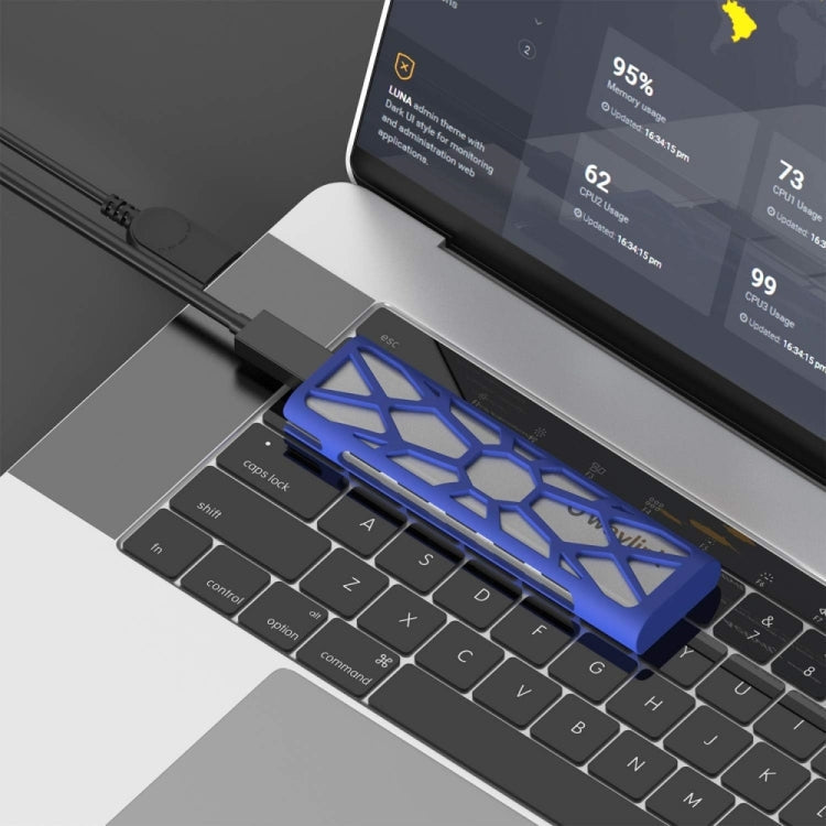 Frendorf | Wavlink ST338C M.2 NVMe SSD PCIE UASP M Schlüssel NGFF SATA USB-C SDD Festplattengehäuse Adapter