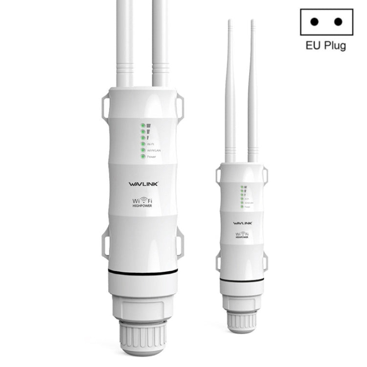 Frendorf | WAVLINK WN570HA1 Wetterfest 2.4+5GHz 600Mbps Outdoor WiFi Reichweiten-Router Extender, Stecker:EU-Stecker