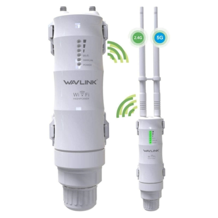Frendorf | WAVLINK WN570HA1 Wetterfest 2.4+5GHz 600Mbps Outdoor WLAN Reichweitenrouter Extender, Stecker: US-Stecker