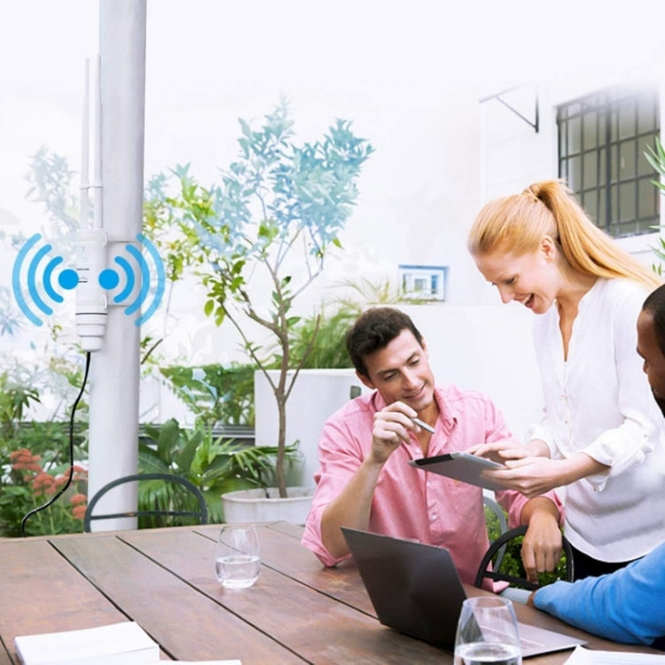 Frendorf | WAVLINK WN570HA1 Wetterfest 2.4+5GHz 600Mbps Outdoor WLAN Reichweitenrouter Extender, Stecker: US-Stecker
