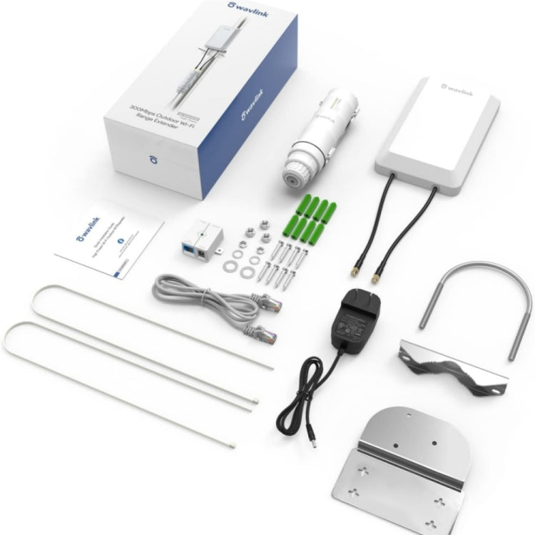 Frendorf | WAVLINK WN570HP2 Outdoor Wetterfest 300Mps WiFi Extender Wireless AP Repeater, Stecker:EU Stecker