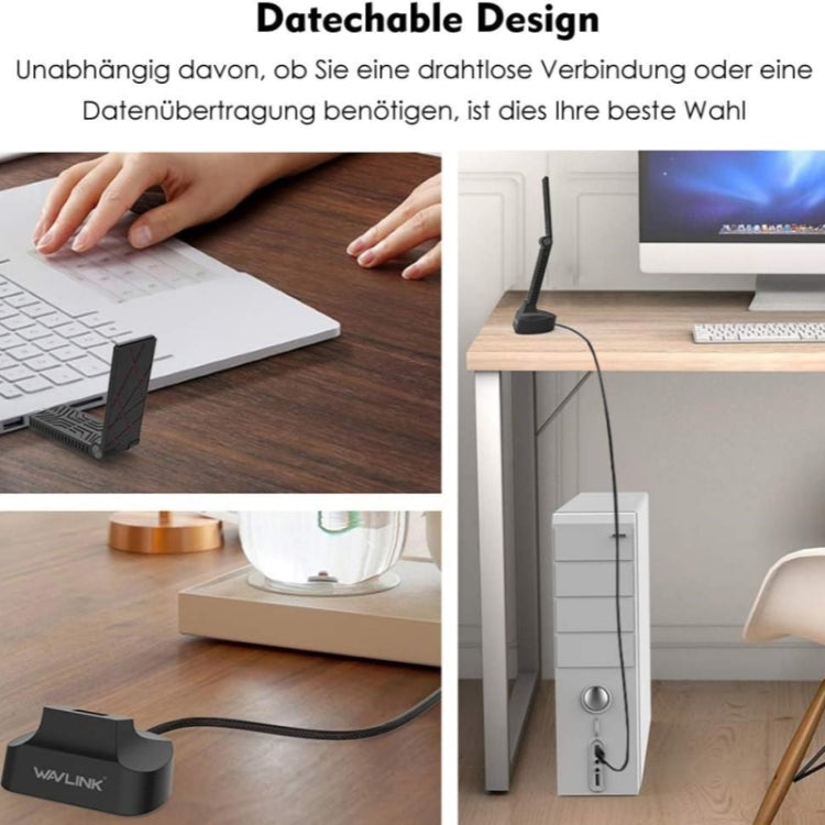 Frendorf | WAVLINK WN690A5D Für PC AC1900M USB 3.0 Netzwerkadapter 2.4GHz 5GHz Dualband WLAN-Adapter