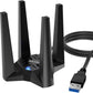 Frendorf | WAVLINK WN693X1 Mit 4x3dBi Hochgewinnantenne Magnetbasis AX1800 Dualband USB WiFi 6 Adapter