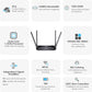 Frendorf | WAVLINK WN586X3 Wireless Gigabit Ethernet Router Wi-Fi 6 AX3000 Mesh Router Dual Band, Steckdose: EU-Stecker