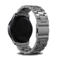 Frendorf | Für Huawei Watch GT4 46mm Drei Perlen Edelstahl Metall Armband (Grau)