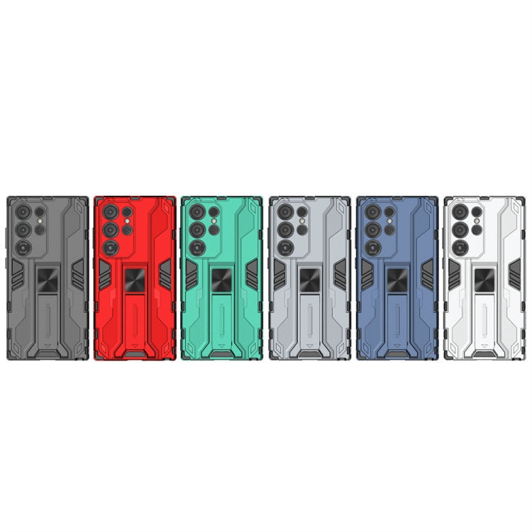 Frendorf | Für Samsung Galaxy S24 Ultra 5G Supersonic Armor PC Hybrid TPU Handyhülle (Blau)