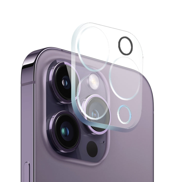 Frendorf | Für iPhone 14 Pro NORTHJO 3 in 1 TPU Handyhülle mit Bildschirmfolie und Objektivfolie (klar)