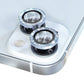 Frendorf | Für iPhone 15 / 15 Plus NORTHJO Kamera-Linsen-Schutz Tempered Glass Bling Glitter Metallring Film (Blau)