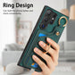 Frendorf | Für Samsung Galaxy S24 Ultra 5G Retro Skin-feel Ring Card Bag Handyhülle mit Aufhängeschlaufe (Grün)