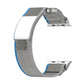 Frendorf | Für Apple Watch Series 5 40mm Doppelschlaufe und Klettverschluss Schneller Nylon Watch Band (Blau+Grau)