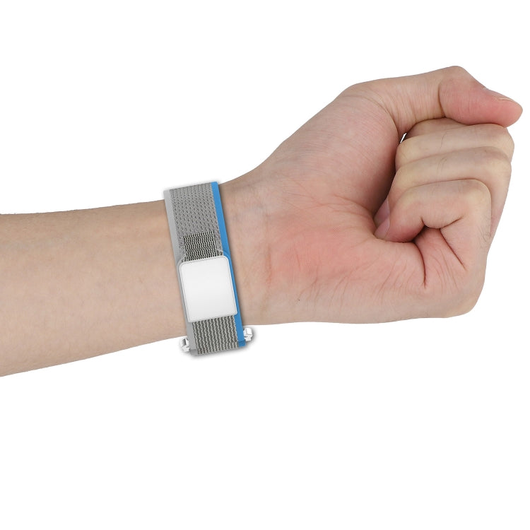 Frendorf | Für Apple Watch SE 2023 44mm Doppelte Haken- und Schlaufen Schneller Nylon Uhrenarmband (Schwarz)