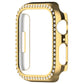 Frendorf | Für Apple Watch Series 7 41mm Diamond Hollow PC Uhrgehäuse (Gold)