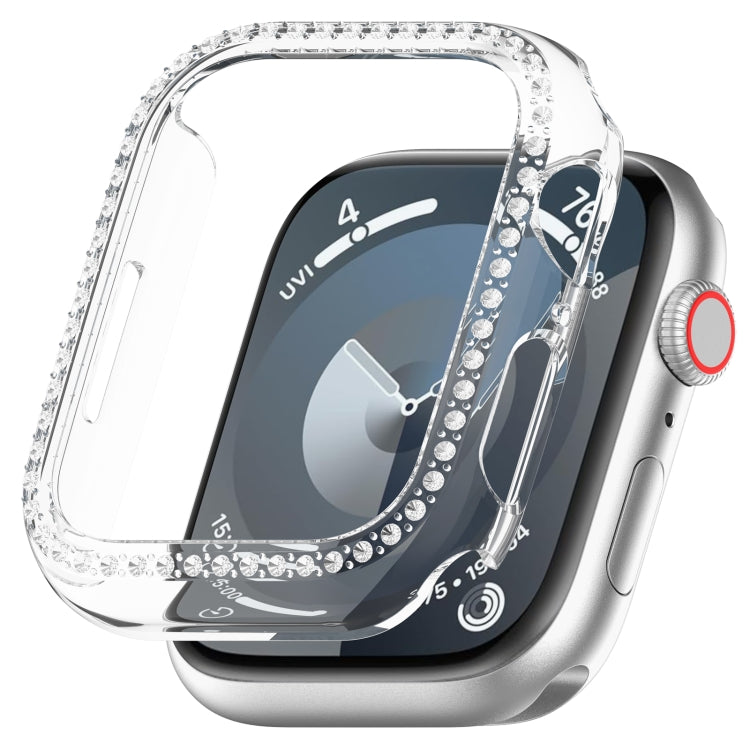 Frendorf | Für Apple Watch Series 7 45mm Diamond Hollow PC Uhrengehäuse (Transparent)