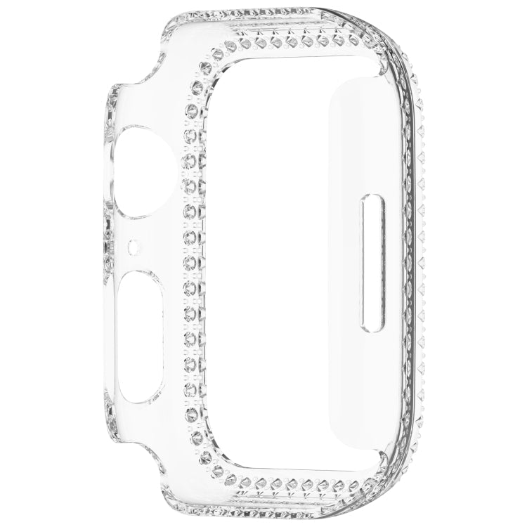Frendorf | Für Apple Watch Series 7 45mm Diamond Hollow PC Uhrengehäuse (Transparent)