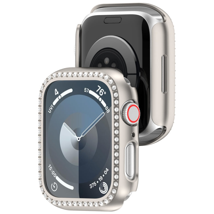 Frendorf | Für Apple Watch Series 4 44mm Diamond Hollow PC Uhrgehäuse (Starlight)