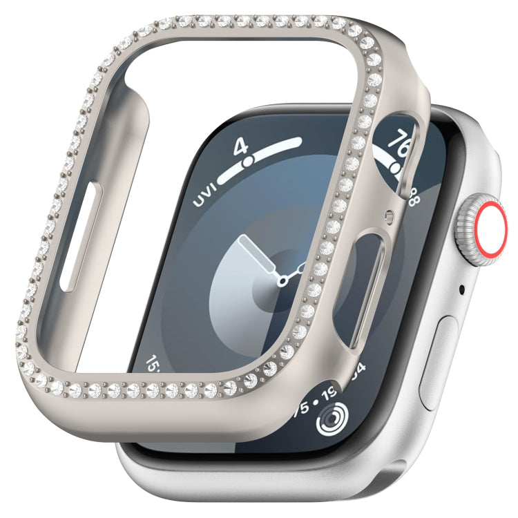 Frendorf | Für Apple Watch Series 4 44mm Diamond Hollow PC Uhrgehäuse (Starlight)
