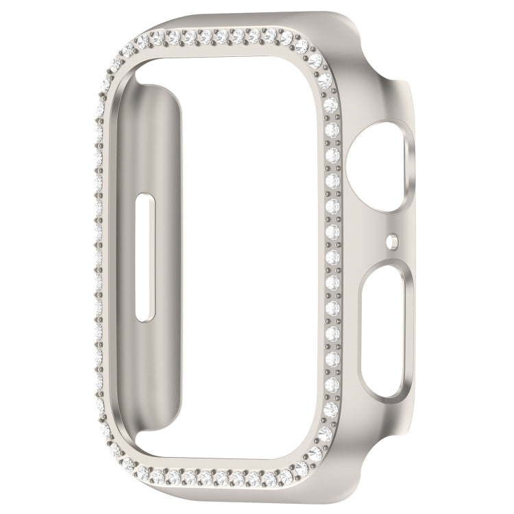 Frendorf | Für Apple Watch Series 4 44mm Diamond Hollow PC Uhrgehäuse (Starlight)