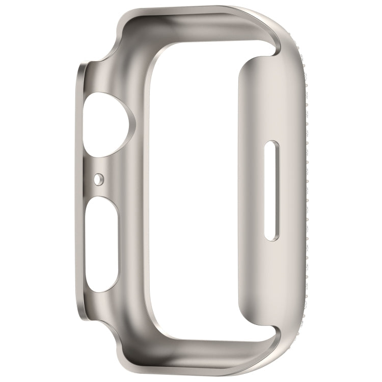 Frendorf | Für Apple Watch Series 4 44mm Diamond Hollow PC Uhrgehäuse (Starlight)