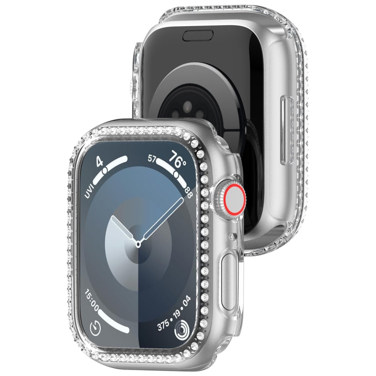 Frendorf | Für Apple Watch Series 3 42mm Diamond Hollow PC Uhrengehäuse (Transparent)
