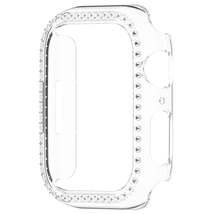 Frendorf | Für Apple Watch Series 3 42mm Diamond Hollow PC Uhrengehäuse (Transparent)