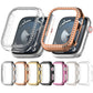 Frendorf | Für Apple Watch Series 7 45mm Diamond Hollow PC Uhrengehäuse (Silber)