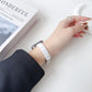 Frendorf | Für Apple Watch Series 8 41mm Laser PC Bunt 12mm Schlankes Armband (Weiß)