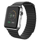 Frerndorf | Universelles Leder-Magnetband für Apple Watch Series 7 41mm / 6 & SE & 5 & 4 40mm / 3 & 2 & 1 38mm (blau)