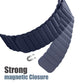 Frerndorf | Universelles Leder-Magnetband für Apple Watch Series 7 41mm / 6 & SE & 5 & 4 40mm / 3 & 2 & 1 38mm (blau)