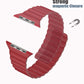 Frerndorf | Universelles Leder-Magnetarmband für Apple Watch Series 7 41mm / 6 & SE & 5 & 4 40mm / 3 & 2 & 1 38mm(rot)