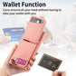 Frendorf | Für Samsung Galaxy S24 Ultra 5G Litchi Leather Oil Edge Ring Zipper Wallet Back Phone Case (Pink)