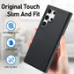 Frendorf | Für Samsung Galaxy S24 Ultra 5G Litchi Oil Edge Leder Rückseite Handyhülle (Schwarz)