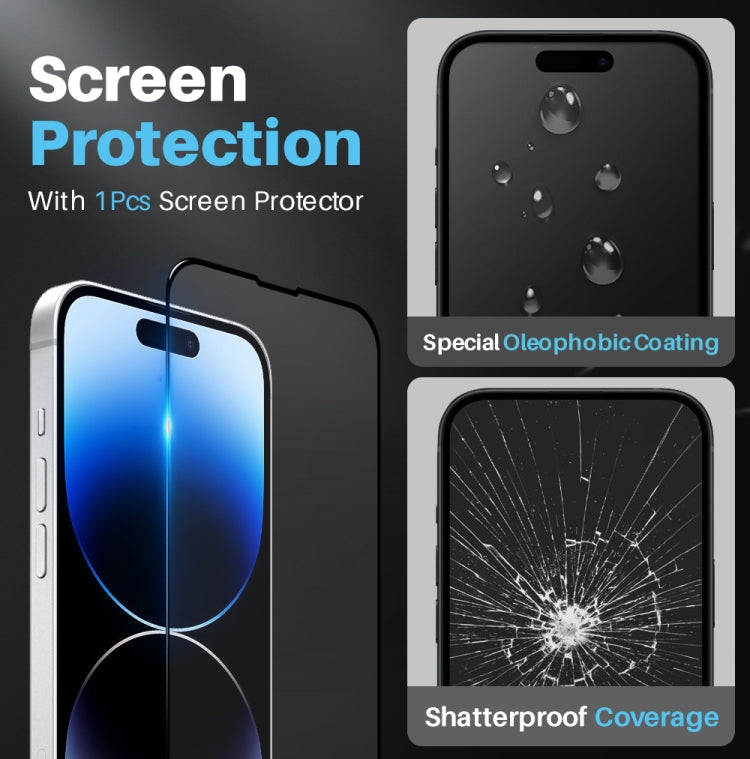 Frendorf | Für iPhone 14 Pro NORTHJO 3 in 1 Magsafe Clear Phone Case mit Bildschirmfolie + Rücklinsefolie