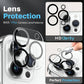 Frendorf | Für iPhone 14 Pro NORTHJO 3 in 1 Magsafe Clear Phone Case mit Bildschirmfolie + Rücklinsefolie