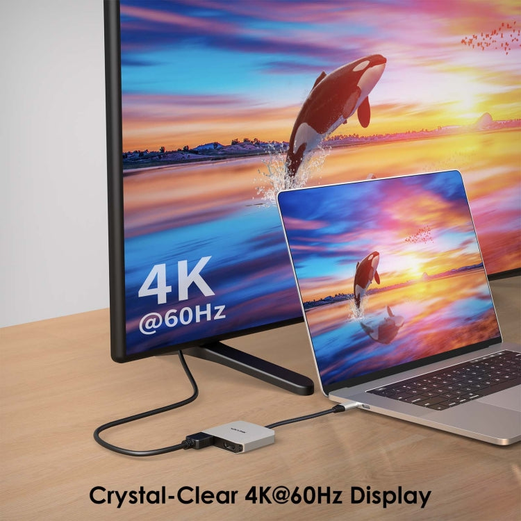 Frendorf | WAVLINK WL-UHP510Pro 4K/60Hz Video Converter USB-C Male zu Dual HDMI Female Adapter