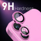 Frendorf | Für iPhone 16 / 16 Plus NORTHJO 2 Sets 4pcs Kameralinsen-Schutzabdeckung Metallringfolie (Rose)