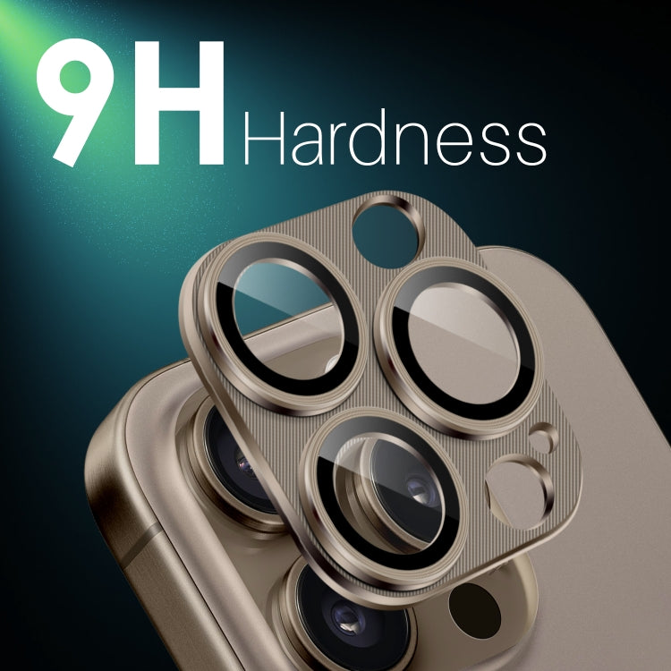 Frendorf | Für iPhone 16 Pro / 16 Pro Max NORTHJO CD Venenkamera Linse Schutz Tempered Glass Rücklinse Folie (Braun)