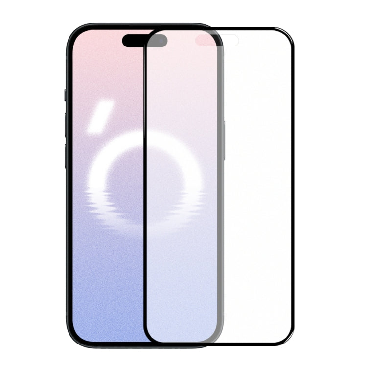 Frendorf | Für iPhone 16 NORTHJO Matt Siebdruck Anti-Fingerabdruck Gehärtetes Glas Film